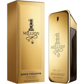 تصویر ادوتویلت مردانه پاکو رابان وان میلیون _ Paco Rabanne One Million 200ml 