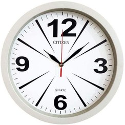 تصویر ساعت دیواری سیتیزن طرح خطی ( عمده ) سایز 32 