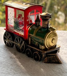 تصویر دکوری چراغدار قطار بابانویل 