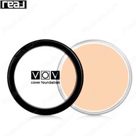 تصویر کرم پودر کاسه ای وو اصل شماره 20 VOV Cover Foundation Pink Beige 