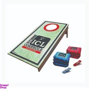 تصویر برد کورن هول طرح چوب مدل 01 به همراه 6 عدد بالشتک 