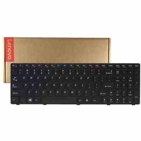 تصویر کیبورد لپ تاپ لنوو Lenovo B590 با فریم مشکی Lenovo B590 Keyboard Laptop