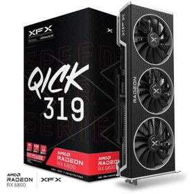 تصویر کارت گرافیک استوک ایکس اف ایکس XFX QICK 319 AMD Radeon RX 6800 16GB XFX QICK 319 AMD Radeon RX 6800 16GB