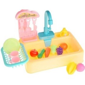 تصویر اسباب بازی سینک ظرفشویی مدل 6060 KITCHEN SINK TOY 