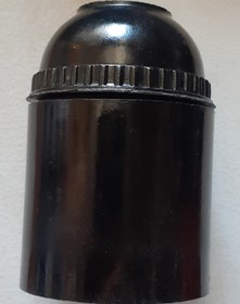 تصویر سر پیچ لامپ مشکی 