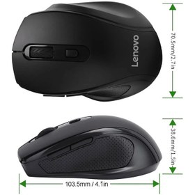 تصویر ماوس بی سیم لنوو مدل dpi1600 