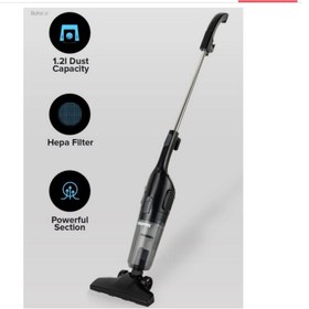 تصویر جارو ایستاده و دستی جیپاس مدل GVC19055 geepas GVC19055-BK handheld vacuum cleaner