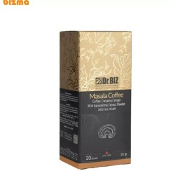 تصویر قهوه ماسالا گانودرما دکتر بیز - 20 عددی ا Dr.BIZ Masala Coffee Ganoderma Dr.BIZ Masala Coffee Ganoderma