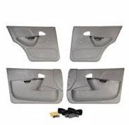 تصویر مجموعه کامل رودری (تودری) با دستگیره و کلید پراید 131 و 111 روزبه 