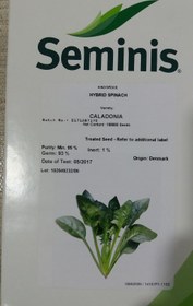 تصویر بذر اسفناج اصلاح شده سمینیس Seminis