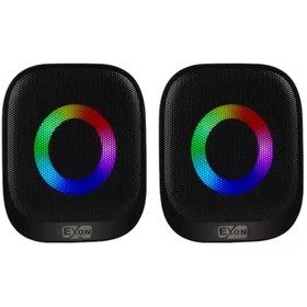 تصویر اسپیکر کامپیوتر اکسون مدل S108BT RGB EXON SPEAKER S-108BT