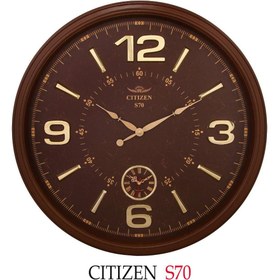 تصویر ساعت دیواری سیتیزن کدS70 عمده کارتن 4عددی جور clock Citizen S70