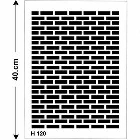 تصویر شابلون طرح آجر کد K 120 