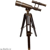 تصویر تلسکوپ برنزی انگلیسی 1915 میلادی 