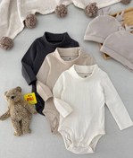 تصویر بادی آستین بلند کبریتی یقه اسکی برند H&M 