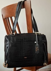 تصویر کیف زنانه آویزدار - مشکی 