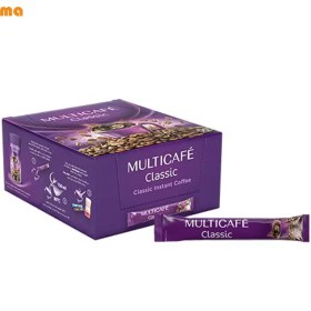 تصویر قهوه فوری کلاسیک مولتی کافه – 50 عددی multicafe classic instant coffe 50sticks 2g