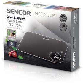 تصویر ترازو آشپزخانه سنکور مدل SENCOR SKS 7078 bk Smart Bluetooth Kitchen Scale | SKS 7078BK |