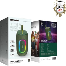 تصویر اسپیکر بی سیم گرین لاین مدل Green Pristone Pro Wireless Speaker Green Lion Pristone Pro Wireless Speaker