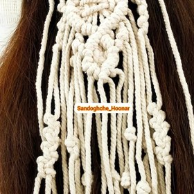 تصویر سربند مکرومه1 