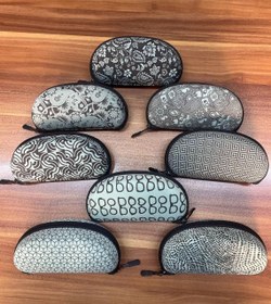 تصویر کیف عینک زیپی فانتزی رنگی 