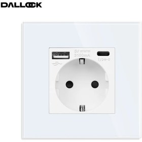 تصویر پریز هوشمند به همراه شارژر USB تویا 