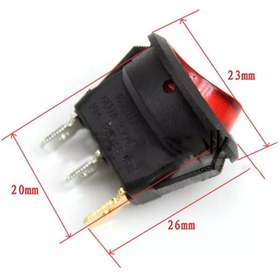 تصویر راکر گرد چراغدار 