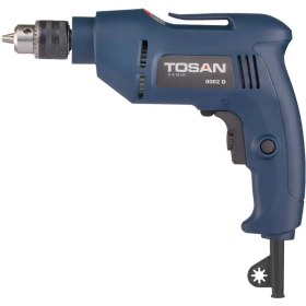 تصویر دریل 400 وات توسن مدل  0002D  ( سه نظام آچار خور ) TOSAN  0002 D Drill