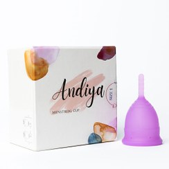 تصویر کاپ قاعدگی مدل 1 سایز کوچک آندیا Andiya Menstrual Cup Model 1