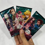 تصویر پک شانسی انیمه شیطان کش با کارت هولوگرامی 