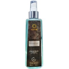 تصویر بادی اسپلش مردانه مانتره مدل Creed Aventus حجم 225 میلی لیتر Mantre Creed Aventus Body Splash For Men - 225ml