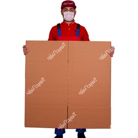 تصویر کارتن 5 لایه آکبند 52-52-52 cardboard-box-52-52-52