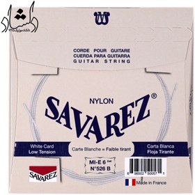 تصویر سیم گیتار کلاسیک savarez مدل 520 B 