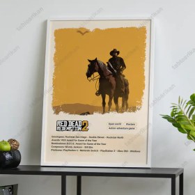 تصویر تابلو بازی Red Dead Redemption 2 کد GM142 