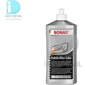 تصویر پولیش و واکس رنگی طوسی سوناکس مخصوص بدنه خودرو Sonax مدل Polish & Wax Color 