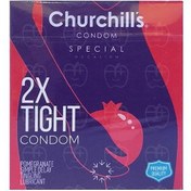 تصویر کاندوم انار تنگ‌کننده و خاردار 3 عددی چرچیلز 