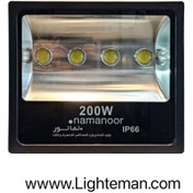 تصویر پروژکتور 200 وات COB لنزدار سری W نمانور 