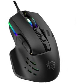 تصویر ماوس باسیم گیمینگ پرودو مدل PDX320 Porodo Gaming 9D Wired Mouse DPI 12800 with 13 Modes RGB Light PDX320