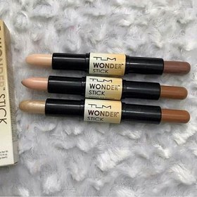 تصویر قلم دو سر کانتور و کانسیلر هایلایتر تایلامی - WS01 Tlm Wonder Stick Highlight And Contour