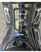 تصویر محافظ باک و برچسب خاکستری NMAX 2021 PAD مشکی GRI Redline Grafik 