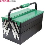 تصویر جعبه ابزار فلزی سه طبقه 40 سانتیمتری نکستول NEXTOOL 40cm toolbox