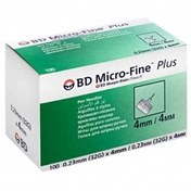 تصویر سر سوزن قلم انسولین BD4 ا BD micro-fine plus BD micro-fine plus