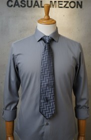 تصویر کراوات آبی تیره 