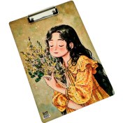 تصویر تخته شاسی MDF طرح دختر جنگل 