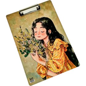 تصویر تخته شاسی MDF طرح دختر جنگل 