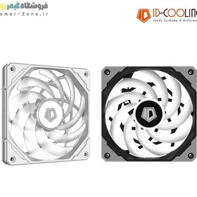 تصویر فن خنک کننده کیس اسلیم (نازک) آی دی کولینگ مدل ID-COOLING NO-12015-XT ARGB Slim 12CM Case Fan PWM Temperature Control 