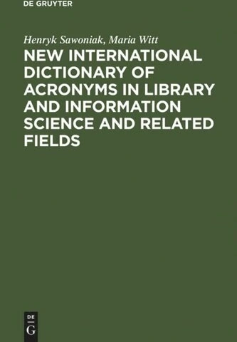 خرید و قیمت دانلود کتاب New International Dictionary of Acronyms in ...
