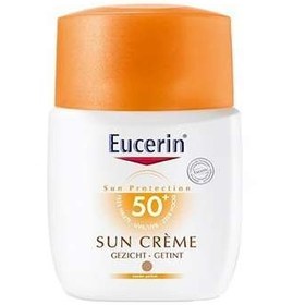 تصویر کرم ضد آفتاب رنگی اوسرین SPF50 Eucerin Tinted Sunscreen Cream SPF50 