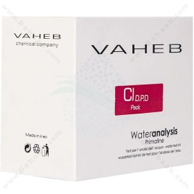 تصویر کیت اندازه گیری کلر پودری DPD واهب مدل V-310 VAHEB V-310 DPD Test Kit Chlorine