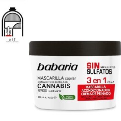 تصویر ماسک موی 3 در 1 باباریا CANNABIS SEED OIL HAIR MASK 3in1 babaria 200 ml 